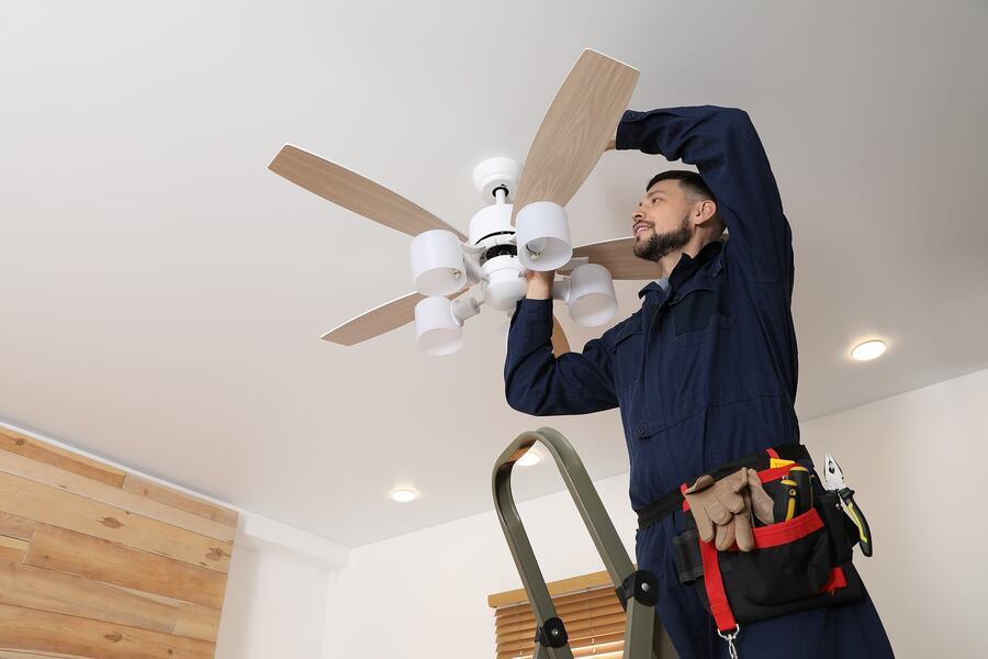 Ceiling Fan Replacement in Universal City, TX