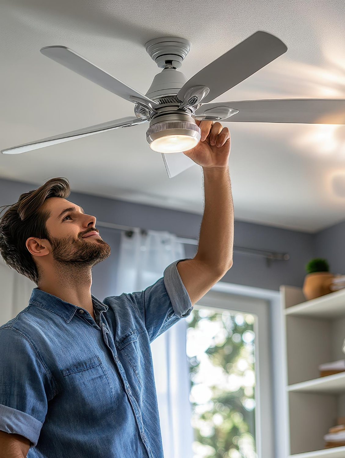Ceiling Fan Replacement in Universal City, TX